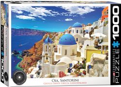 EUROGRAPHICS CASSE-TÊTE 1000 PIÈCES - OIA SANTORINI, GRÈCE (PHOTOGRAPHIE HDR)